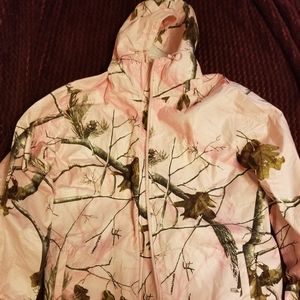 Realtree AP Pink camo Jacket with hood